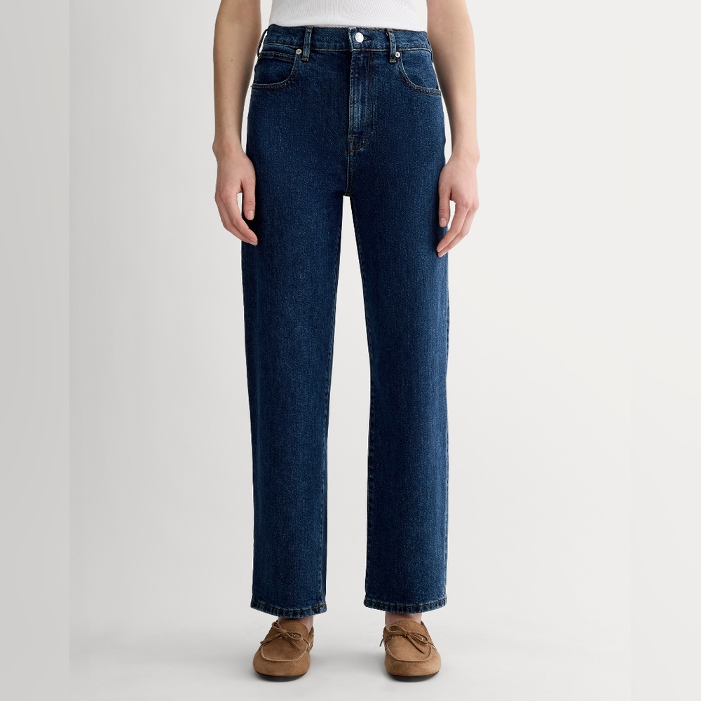Everlane Highrise Straight Jean Vintage Indigo sz 30 Regular